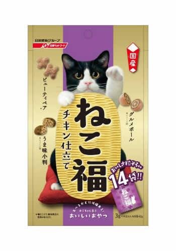 4 Types Nekofuku Cat Snacks/4款 Nekofuku 貓咪零食