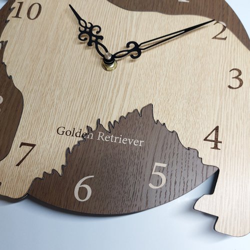 Golden Retriever wall clock /金毛尋回犬掛牆鍾