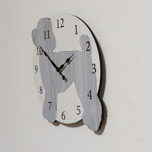 Toy Poodle wall clock/ 迷你比熊掛牆鍾