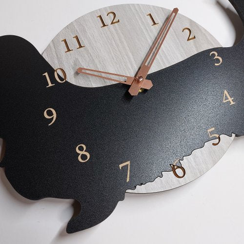 Dachshund wall clock/臘腸狗掛牆鍾