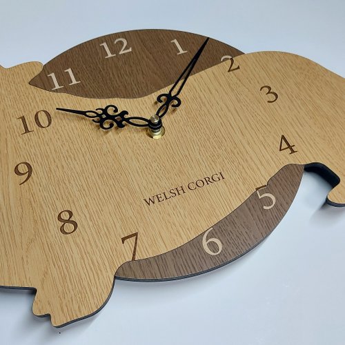 Corgi wall clock/ 柯基掛牆鍾