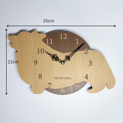 Corgi wall clock/ 柯基掛牆鍾