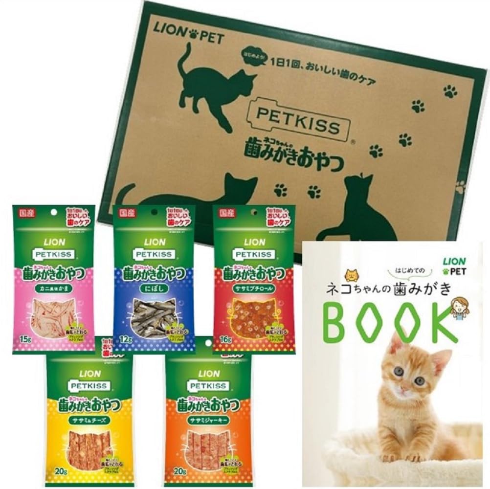 LION PETKISS Cat Toothpaste Treats Set/LION PETKISS 貓咪牙膏零食套裝