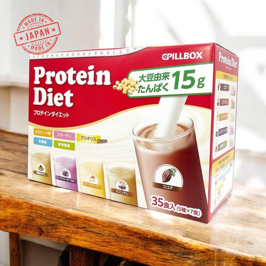 Protein Diet Shake 35 Counts (7 x 5 flavors)/蛋白質纖體奶昔 35包（7種口味 x 5包）