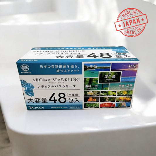 BATHCLIN BATH ADDITIVE AROMA SPARKRING 48PC/BATHCLIN 香氛泡浴劑 48包