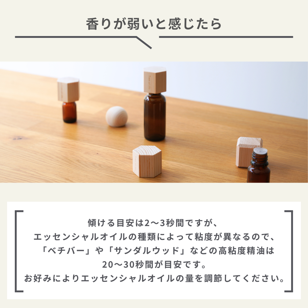 Hinoki Aroma Cap Hexagonal/香氛蓋 六角形